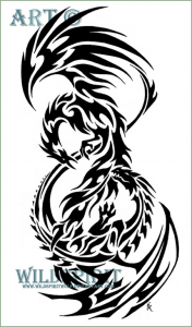 Original artwork Dark Phoenix stole their logo from
