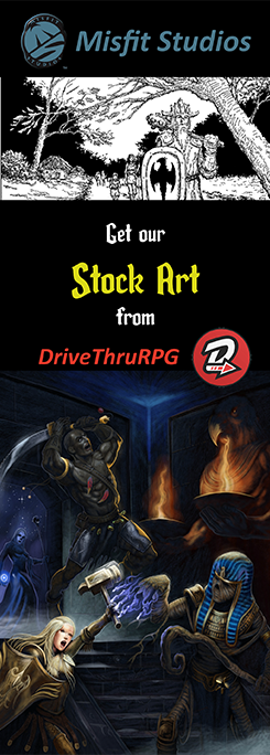 Misfit Studios, get our stock art from DriveThruRPG